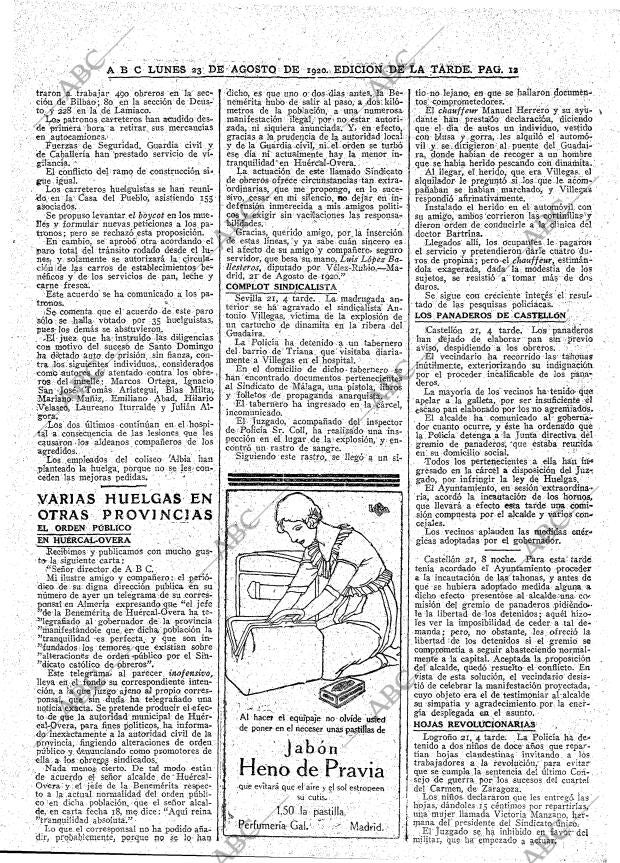 ABC MADRID 23-08-1920 página 12