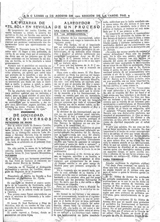 ABC MADRID 23-08-1920 página 9