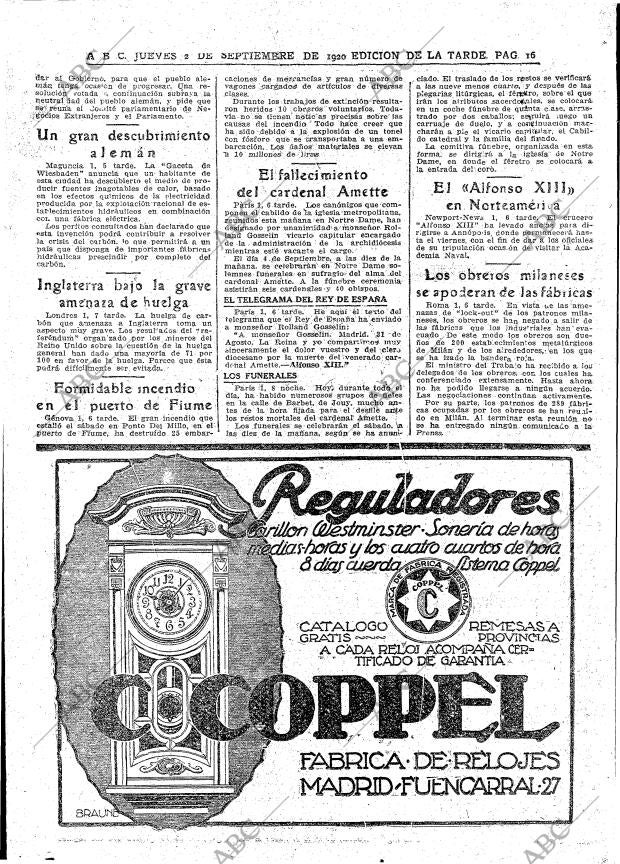 ABC MADRID 02-09-1920 página 16