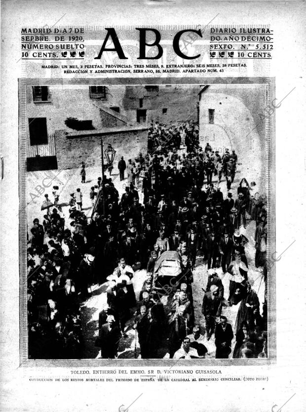 ABC MADRID 07-09-1920 página 1
