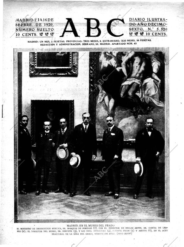 ABC MADRID 16-09-1920 página 1