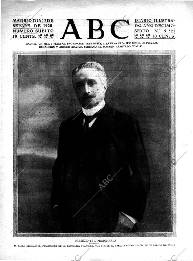 ABC MADRID 17-09-1920 página 1