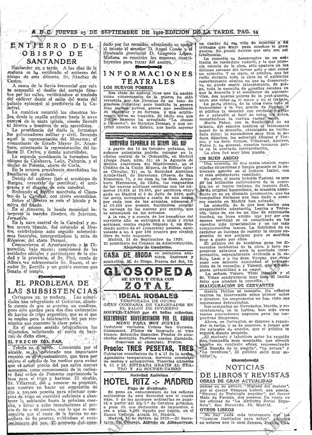 ABC MADRID 23-09-1920 página 14