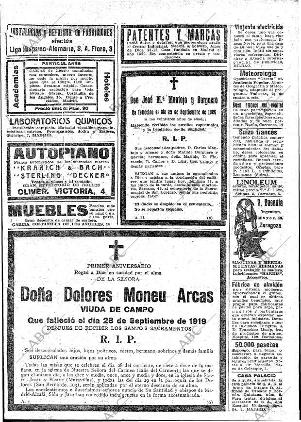 ABC MADRID 27-09-1920 página 28