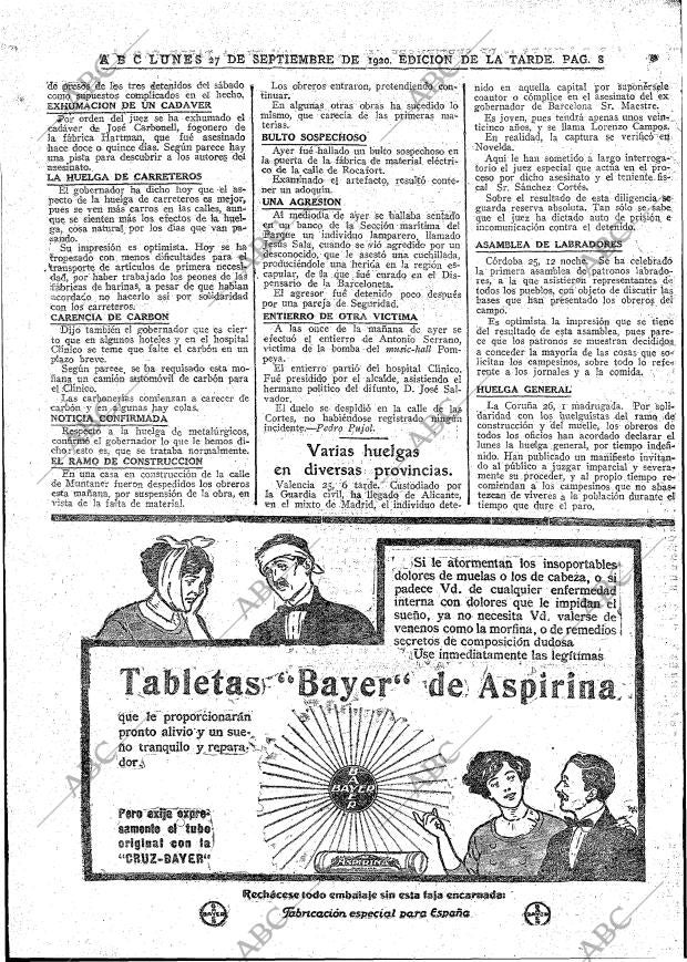 ABC MADRID 27-09-1920 página 8