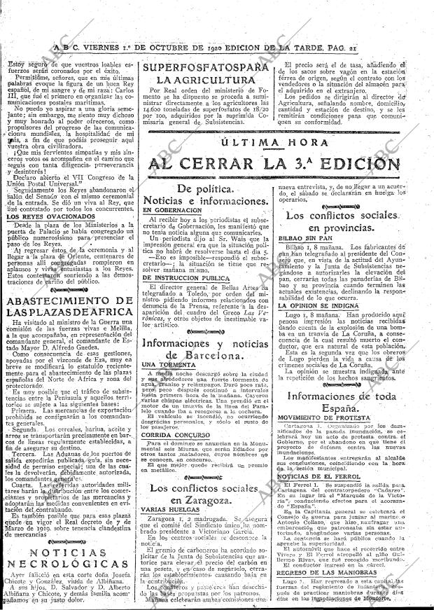 ABC MADRID 01-10-1920 página 21