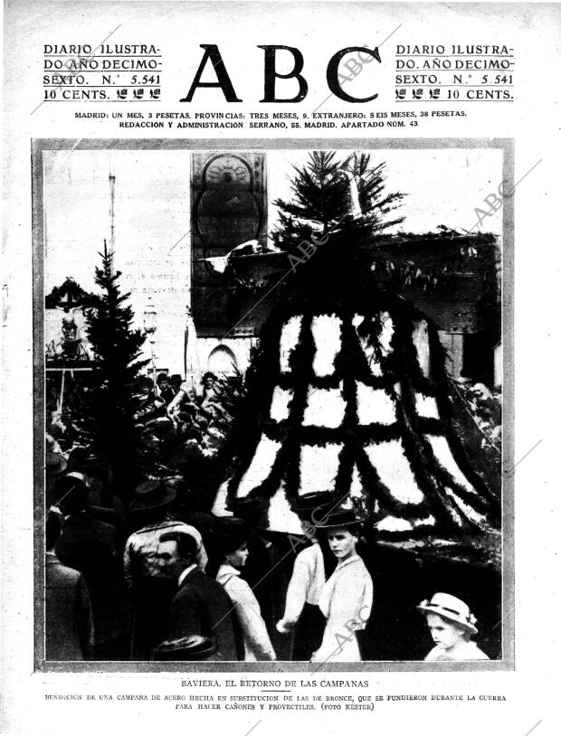 ABC MADRID 10-10-1920 página 1