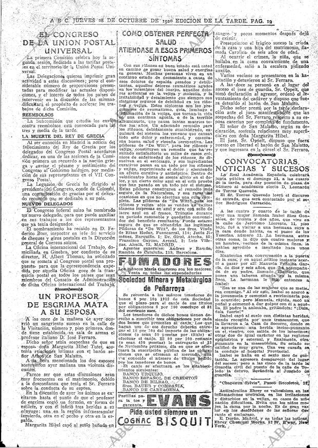 ABC MADRID 28-10-1920 página 19