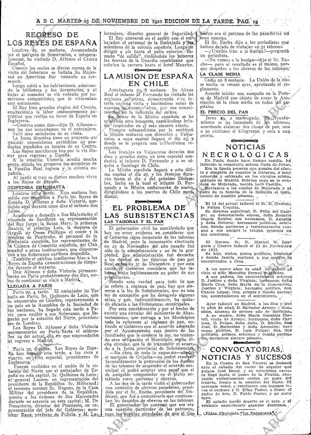 ABC MADRID 23-11-1920 página 19