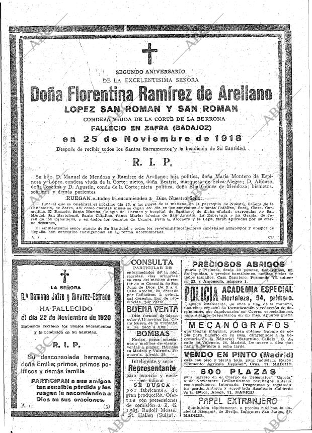 ABC MADRID 23-11-1920 página 23