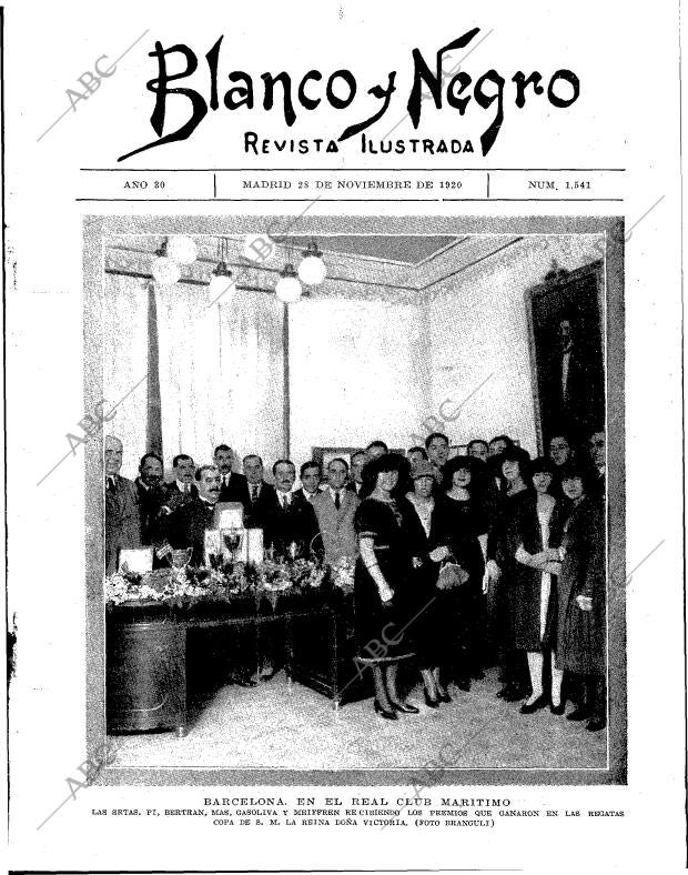 BLANCO Y NEGRO MADRID 28-11-1920 página 3