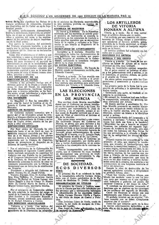 ABC MADRID 05-12-1920 página 13