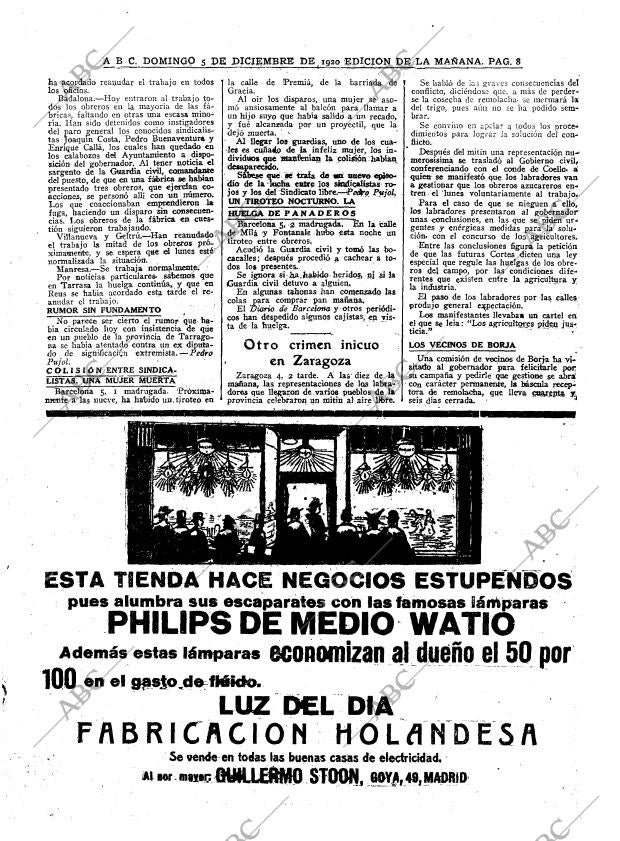 ABC MADRID 05-12-1920 página 8
