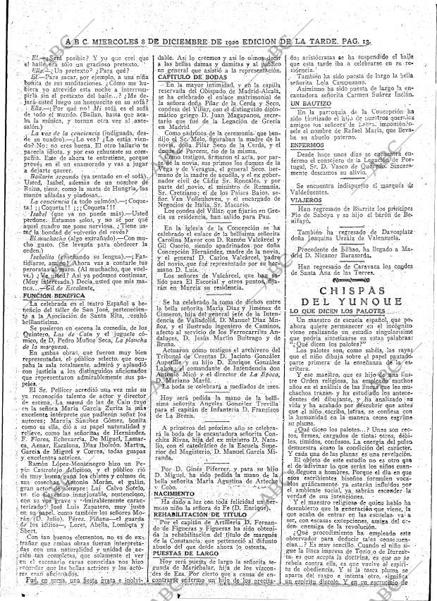 ABC MADRID 08-12-1920 página 13