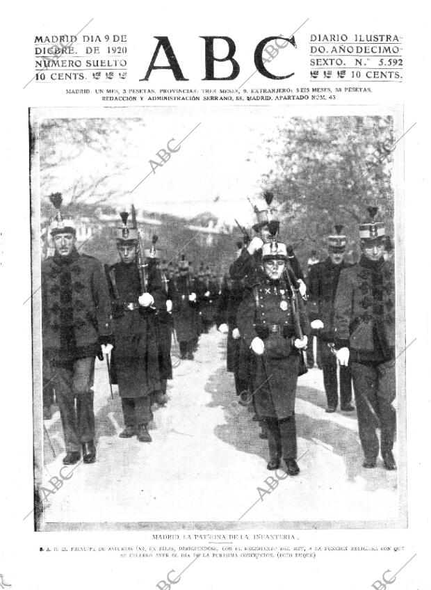 ABC MADRID 09-12-1920 página 1