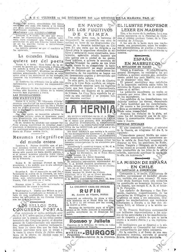 ABC MADRID 10-12-1920 página 18