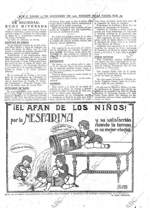 ABC MADRID 13-12-1920 página 12