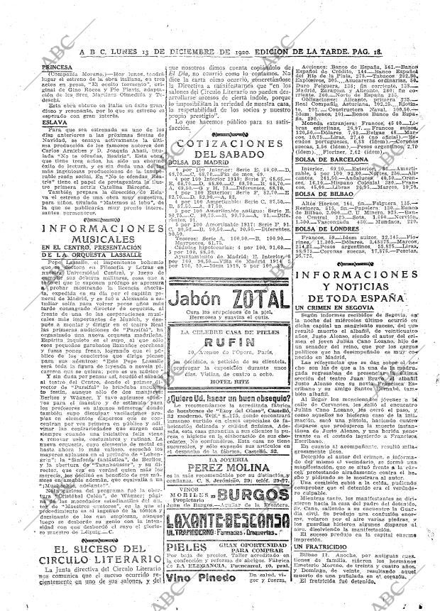 ABC MADRID 13-12-1920 página 18