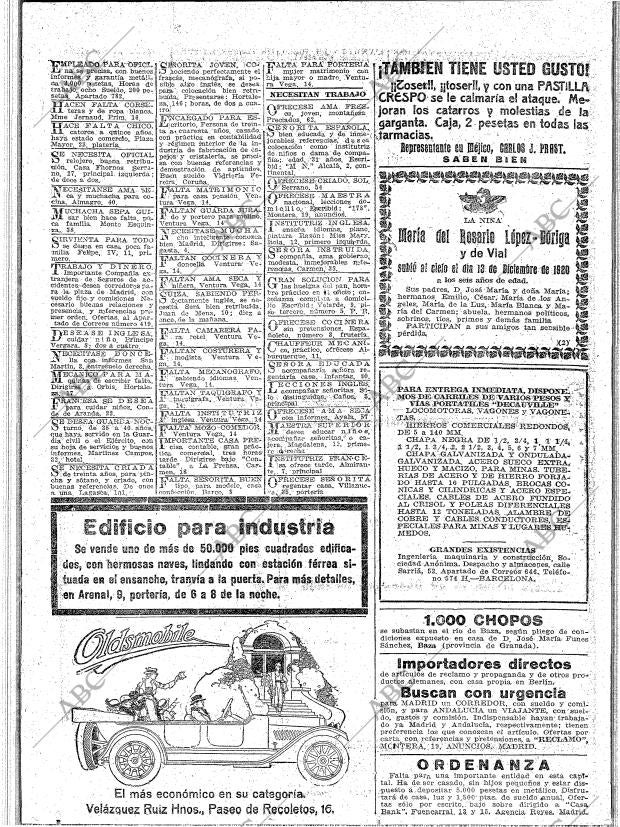 ABC MADRID 14-12-1920 página 26