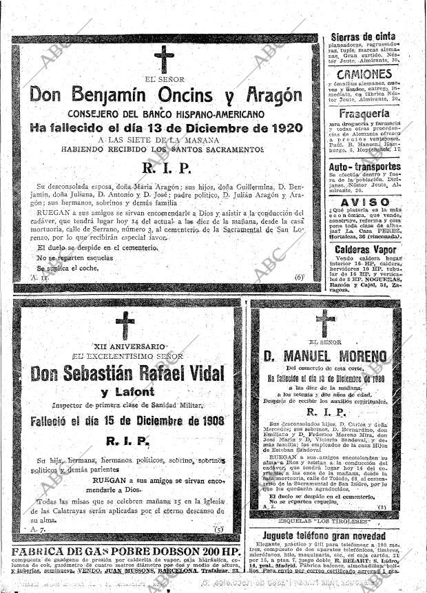ABC MADRID 14-12-1920 página 27