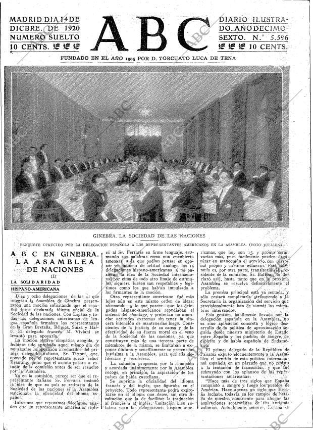 ABC MADRID 14-12-1920 página 3