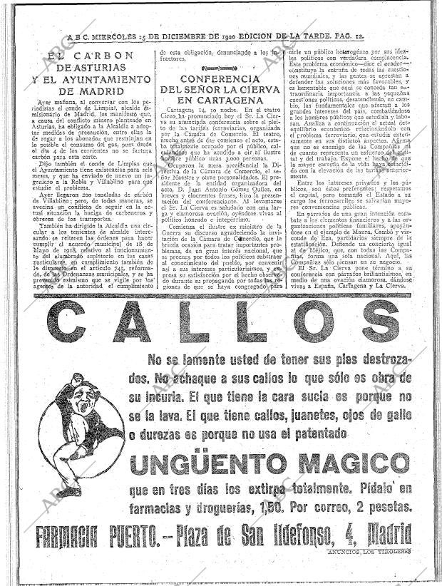 ABC MADRID 15-12-1920 página 12