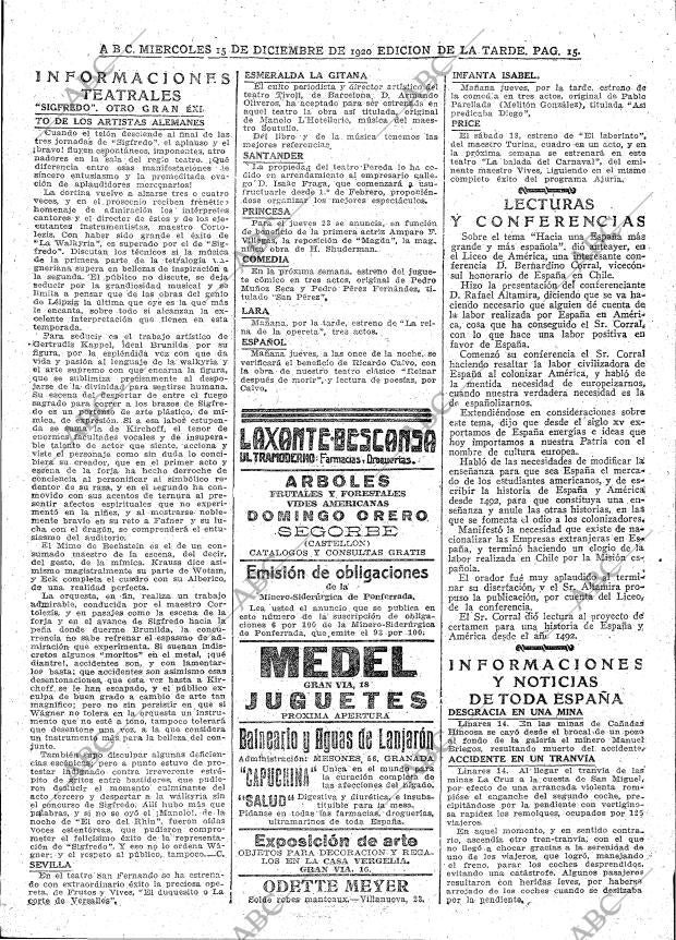 ABC MADRID 15-12-1920 página 15
