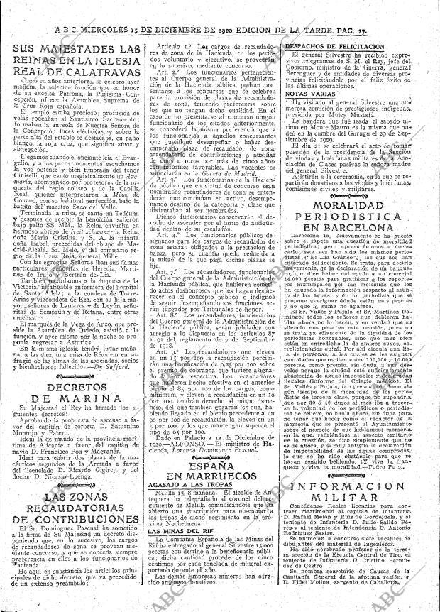 ABC MADRID 15-12-1920 página 17