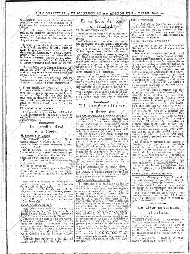 ABC MADRID 15-12-1920 página 20