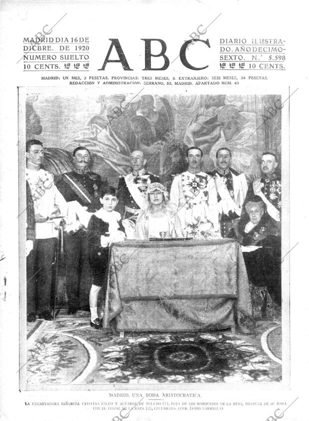 ABC MADRID 16-12-1920 página 1