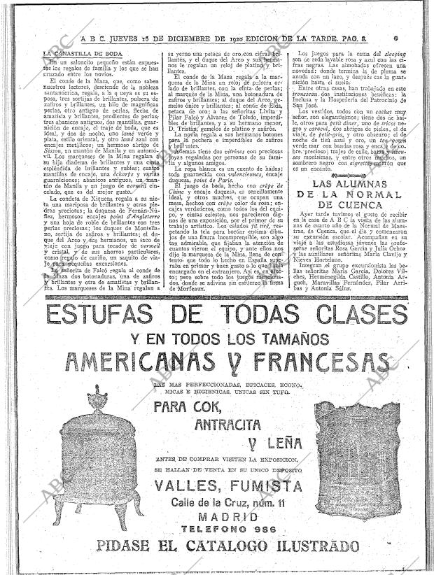 ABC MADRID 16-12-1920 página 8