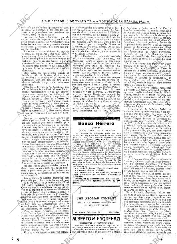 ABC MADRID 01-01-1921 página 10