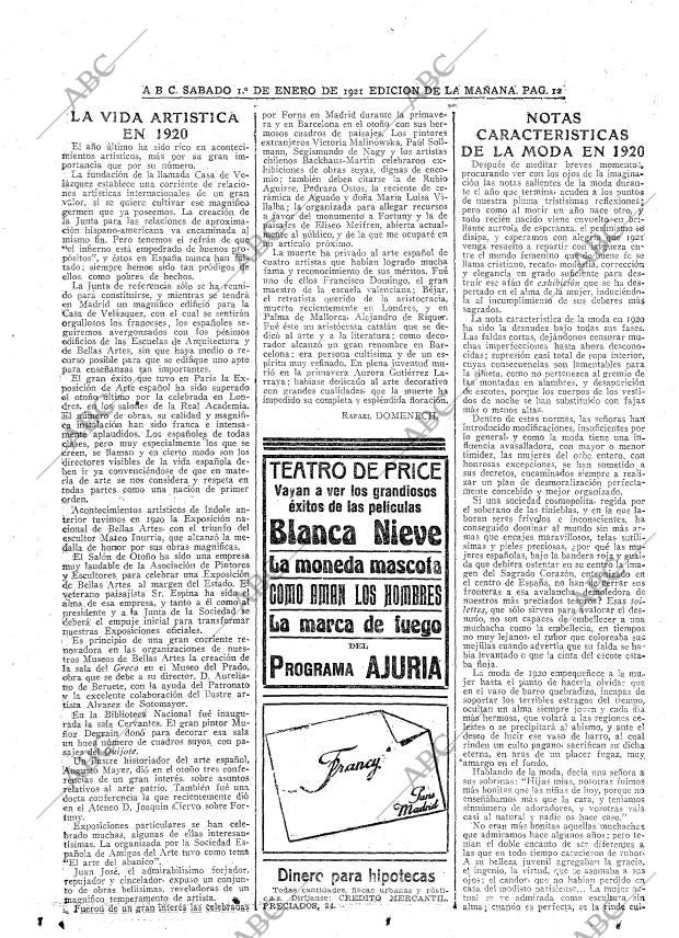 ABC MADRID 01-01-1921 página 12