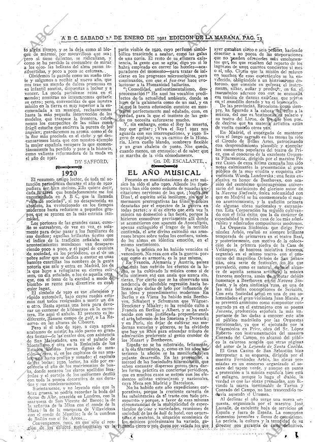 ABC MADRID 01-01-1921 página 13