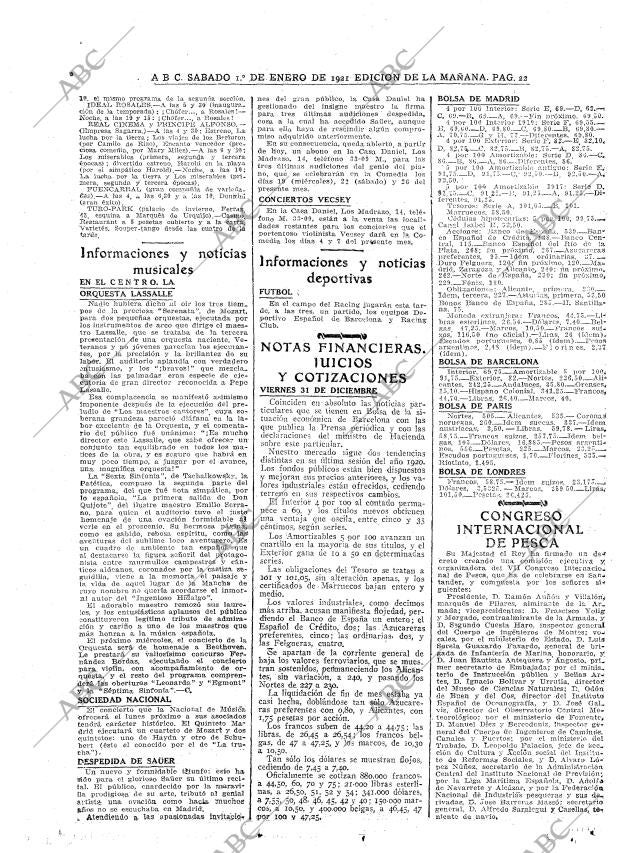 ABC MADRID 01-01-1921 página 22