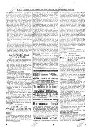 ABC MADRID 13-01-1921 página 14