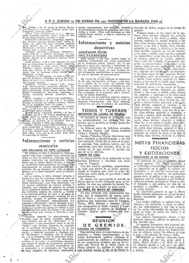 ABC MADRID 13-01-1921 página 22