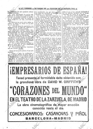 ABC MADRID 14-01-1921 página 14