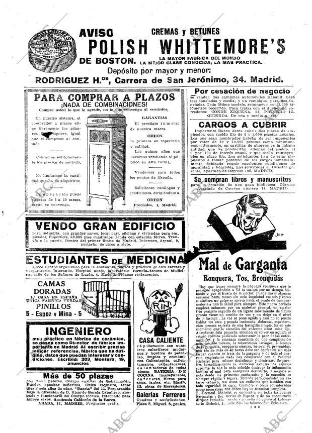 ABC MADRID 14-01-1921 página 31