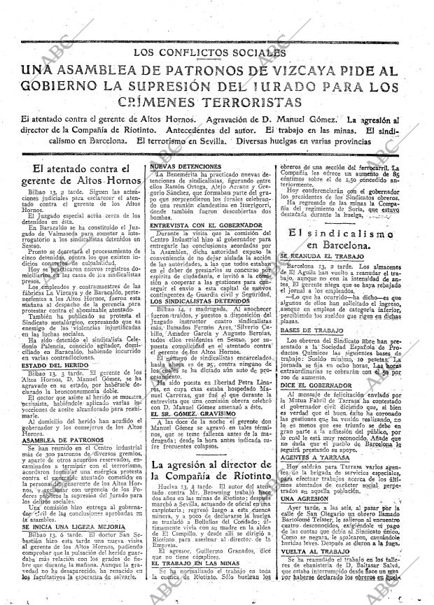 ABC MADRID 14-01-1921 página 7