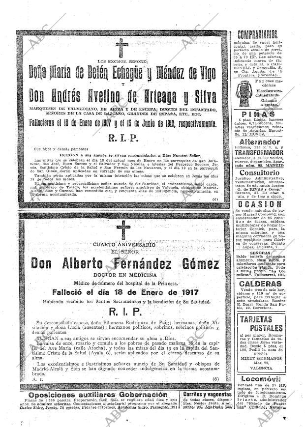 ABC MADRID 16-01-1921 página 29