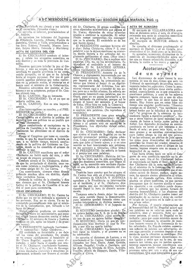 ABC MADRID 19-01-1921 página 13