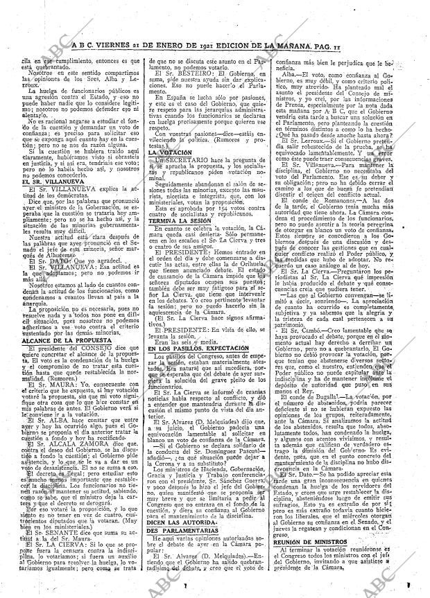 ABC MADRID 21-01-1921 página 11