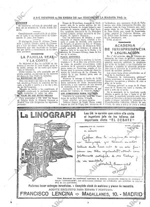 ABC MADRID 23-01-1921 página 10