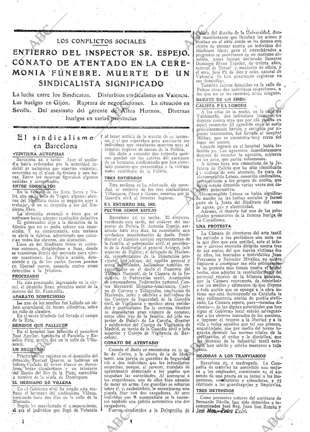 ABC MADRID 23-01-1921 página 11