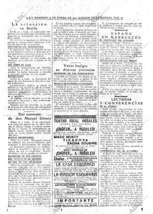 ABC MADRID 23-01-1921 página 13