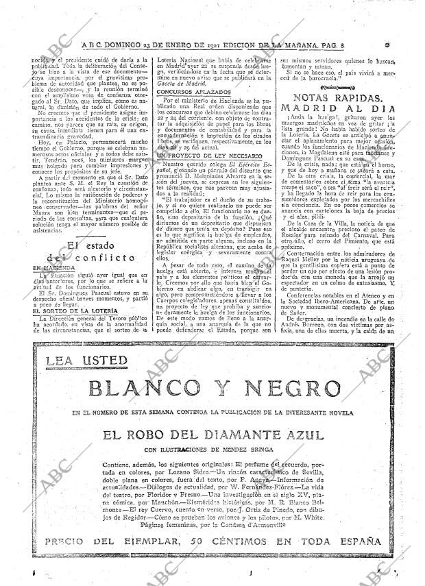 ABC MADRID 23-01-1921 página 8