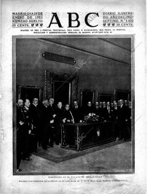 ABC MADRID 25-01-1921