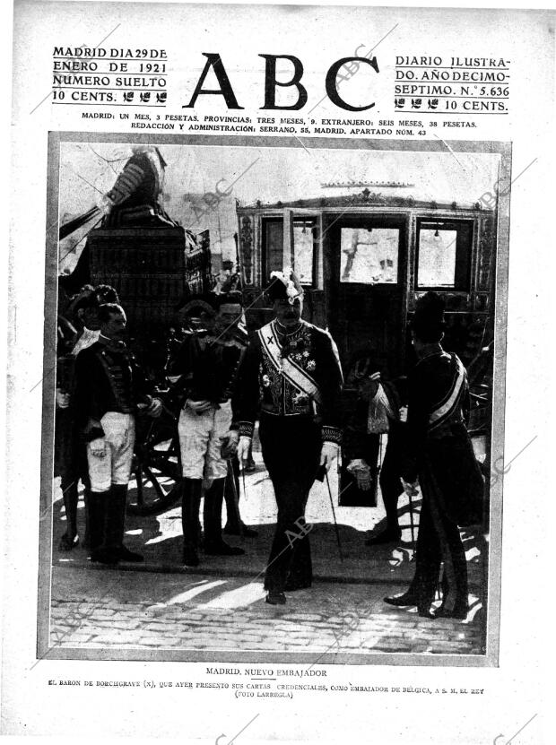ABC MADRID 29-01-1921 página 1