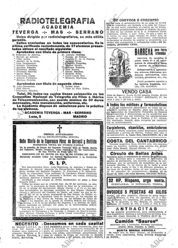 ABC MADRID 29-01-1921 página 25